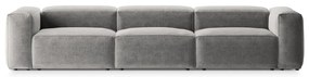 Jasnoszara sofa 364 cm Bergamo – Cosmopolitan Design