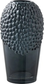 Ciemnoszary szklany wazon (wysokość 25 cm) – House Nordic