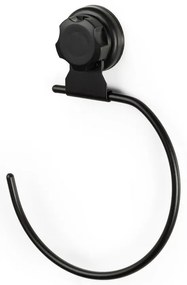 Czarny samoprzylepny uchwyt na ręczniki Compactor Bestlock Black Belt And Towel Support
