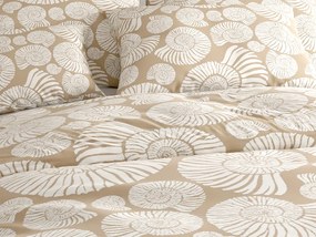 PrzytulneMieszkanie.pl PrzytulneMieszkanie.pl Pościel z mikrofibry SNAIL SHELL brązowa Rozmiar pościeli: 70 x 90 cm | 140 x 220 cm