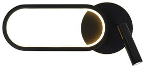 Czarny kinkiet LED Monet – Candellux Lighting