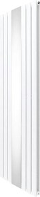 Grzejnik z płaskim lustrem - 1800 mm x 565 mm - biały