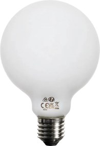 Zestaw 5 Żarówka LED E27 z 3-stopniowym ściemnianiem, opalowe szkło G95, 4W, 450lm, 3000K