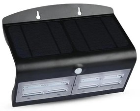 LED Kinkiet solarny z czujnikiem LED/7W/3,7V 4000K IP65 czarny