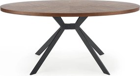 Stół LOCARNO 170x90 orzech/czarny