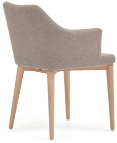 Beżowe krzesła zestaw 4 szt. Croft – Kave Home