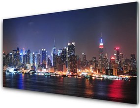 Panel nad blat kuchenny Panorama Metropolii O Zmierzchu