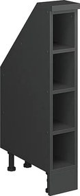 Szafka kuchenna na dach skośny antracyt 15x46x81.6 r-line