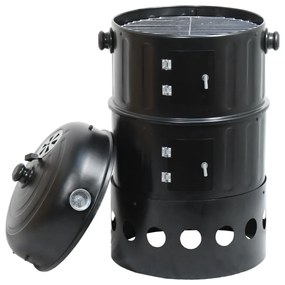 Cattara Gril - wędzarnia na węgiel drzewny Pisa 3w1, 40 x 80 x 40 cm