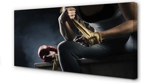 Duży obraz na płótnie Wytrwałość W Treningu Boksu