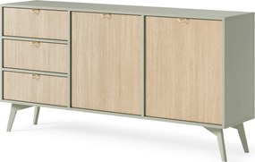 Komoda FORESTA 158 cm do Salonu Sypialni Odcienie zieleni
