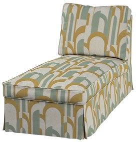 Pokrowiec na szezlong/ leżankę Ektorp wolnostojący prosty tył