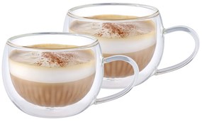 4Home Szklanka termiczna do cappuccino Hot&Cool 270 ml, 2 szt.