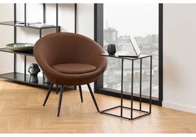 Stolik z blatem w dekorze marmuru 43x35 cm Infinity – Actona