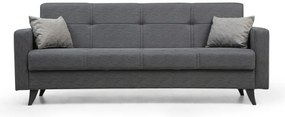 Sofa rozkładana Polya 3 ciemnoszara