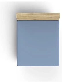 Niebieske bawełniane prześcieradło z gumką 160x200 cm – Mijolnir