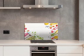 Szklany Panel Zielony Koktajl Szpinakowy