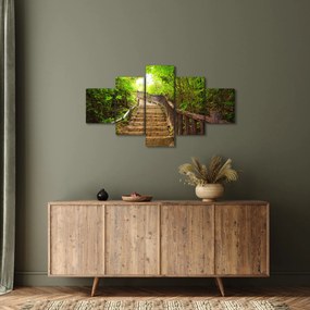 Obraz - Schody w przyrodzie (125x70 cm)