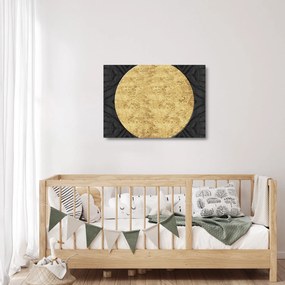 Obraz na szkle - Złota struktura N⁰2 (70x50 cm)