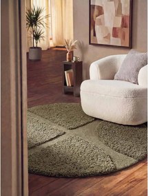 Okrągły dywan tkany ręcznie w kolorze khaki ø 200 cm Lambeth Jasper – Ted Baker