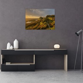 Obraz pasma górskiego (70x50 cm)