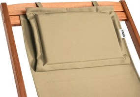 Leżak ogrodowy SIENA, 94x60x94cm, beżowa Jurhan