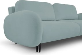Sofa SOFT z funkcja spania i pojemnikiem TURKUSOWY RUN AGAIN 72