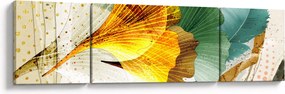 Obraz - Liście (170x50 cm)