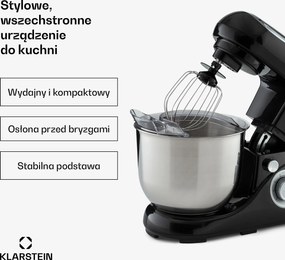 Klarstein Bella Pico 1300W 5L Robot Kuchenny Czarny