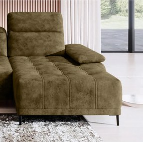 Narożnik FOCUS S z elektryczną regulacją siedziska w tkaninie Promocyjnej SALVADOR 10 WERSAL