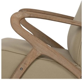 Beżowy fotel Weave – Ixia