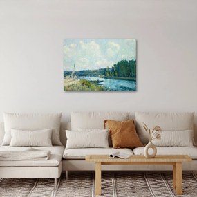 Obraz - Alfred Sisley, The Banks of the Oise, reprodukcje (70x50 cm)