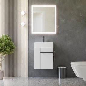 Gäste-WC Badmöbel-Set COMPACT 45 cm mit Waschbecken