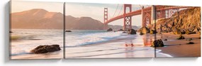 Obraz - Golden Gate Bridge (170x50 cm)