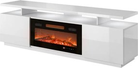 Szafka RTV Aniceto z kominkiem