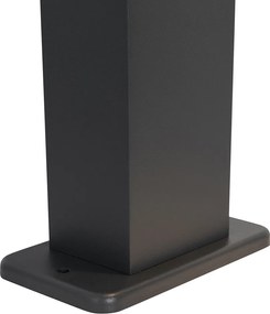 Industrialna lampa podłogowa zewnętrzna ciemnoszara 30 cm IP44 - Baleno