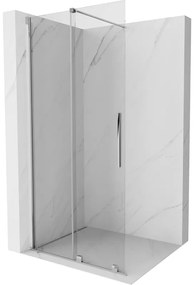 Mexen Velar ścianka prysznicowa rozsuwana Walk-in 80 x 200 cm, transparent 8 mm, chrom - 871-080-000-03-01