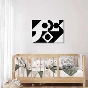 Obraz na szkle - Abstrakcja geometryczna N⁰1 (70x50 cm)