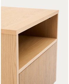 Szafka nocna w dekorze dębu w naturalnym kolorze Helvine – Kave Home