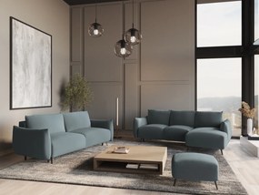 Trzyosobowa sofa Malie z pojemnikiem i funkcją spania, tkanina szenilowa