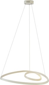 Skandynawska lampa wisząca beżowa 72 cm z LED z 3-stopniową regulacją ściemniania - Circuit