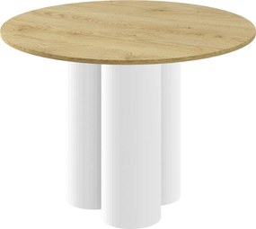 Okrągły stół Raveo Hubertus dąb / mat
