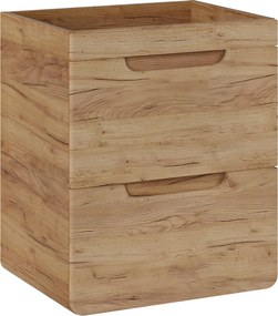 Wisząca szafka podumywalkowa 60 cm, Aruba 820 FSC, dąb craft złoty