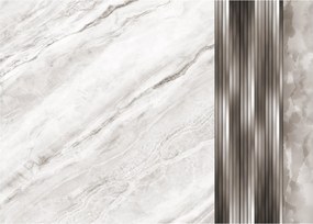 Obraz - Marmur ze srebrnymi liniami (70x50 cm)
