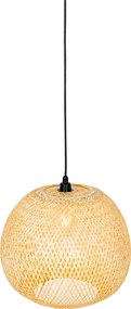 Orientalna lampa wisząca zewnętrzna z bambusa IP44 - Rafael