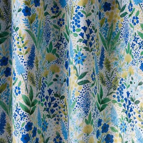 Zielono-niebieskie zasłony zestaw 2 szt. 168x229 cm Tilly Floral – Catherine Lansfield
