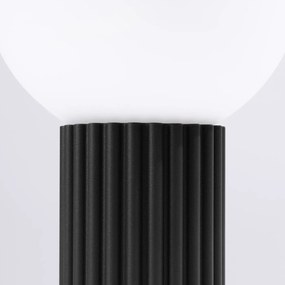 Lampa biurkowa HALO czarna ryflowana SOLLUX  LIGHTING