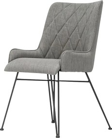 Krzesło 57x92x63 cm szare adesso adesd03b