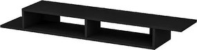 Półka ścienna pod telewizor ARTEMİS-Czarny,149x16x29