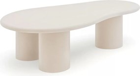 Stolik kawowy Gisela 130 cm do salonu - beżowy